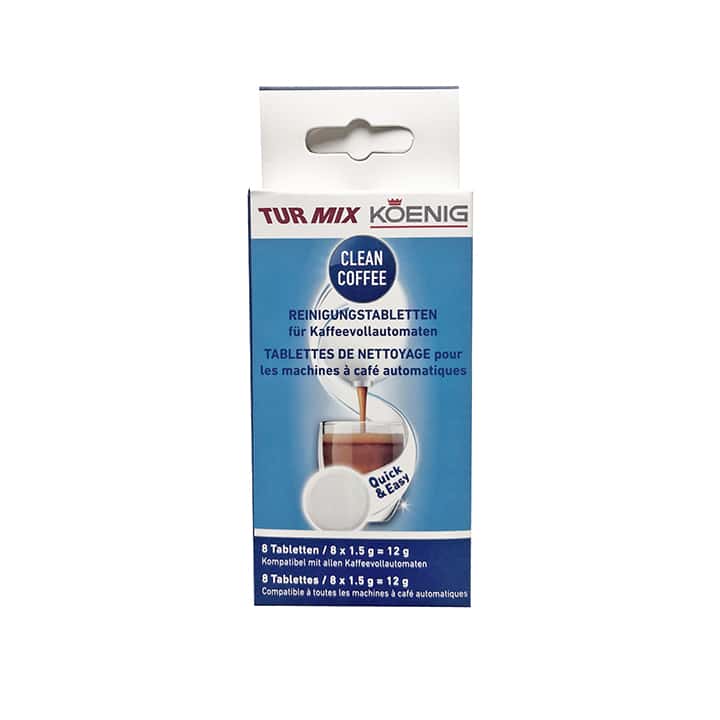 Vente KOENIG TURMIX Tablettes de nettoyage Clean Coffee