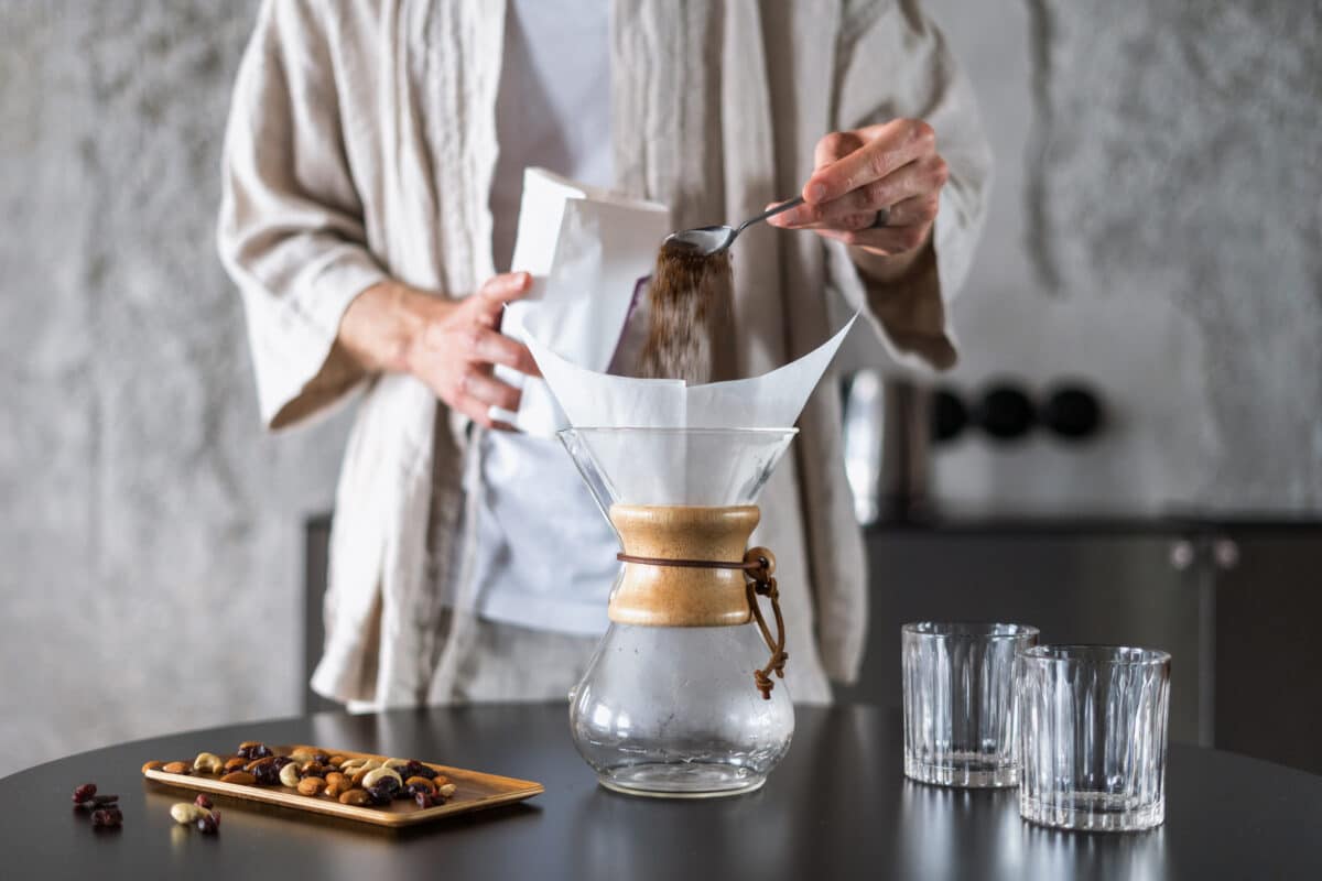 Schritt-für-Schritt-Anleitung zur Verwendung einer Chemex-Kaffeemaschine